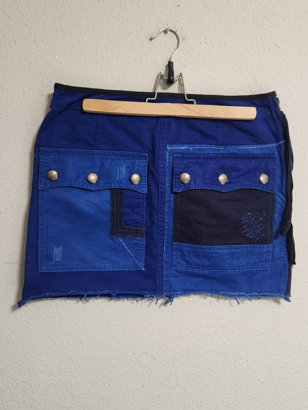 Zadig & Voltaire | Janis Grunge Mini Skirt Pockets Size 6